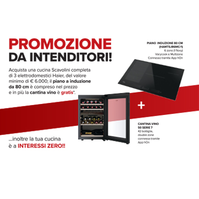 Haier: piano a induzione e lavastoviglie gratis
